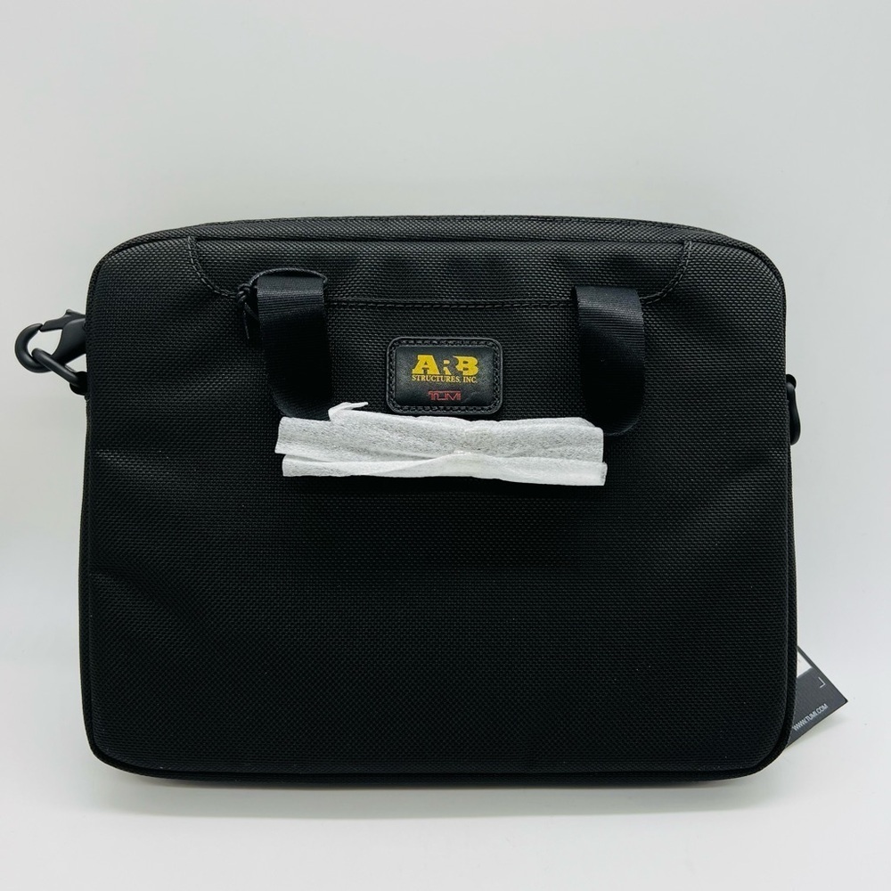 Tumi Netbook Carry Cover Laptop Bag T-PASS Black Ballistic Nylon NWT
